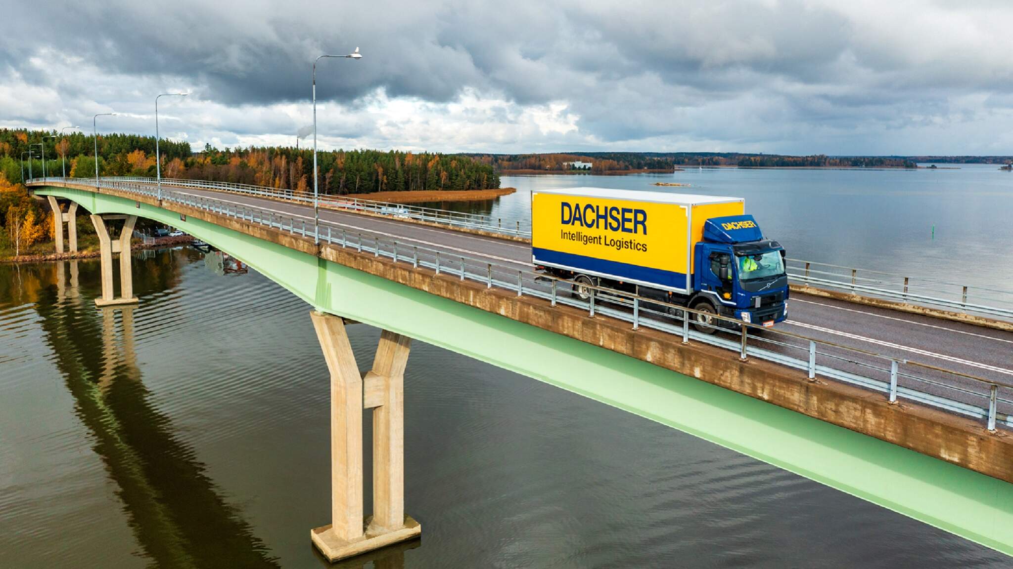 DACHSER stärker sitt nätverk för vägtransport i norra Europa. 